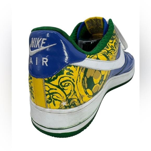 Nike AIR FORCE 1 PREMIUM COLLECTION ROYALE 'RONALDINHO' Size 18 - RARE - Picture 9 of 16